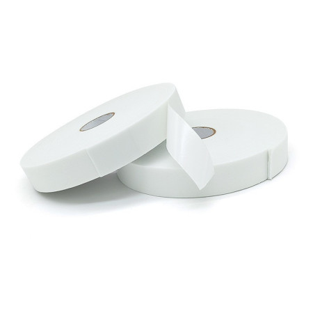 Banda Dubla Adeziva, Cyrax, Vascozitate Ridicata, din Spuma, 3 mm Grosime, 2 cm Latime, 10 m Lunigme, Alb