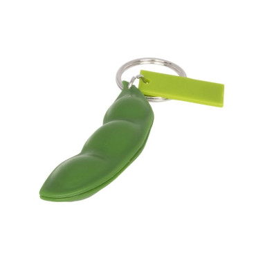 Cyrax Breloc pastaie de mazare antistres, poliuretan, verde