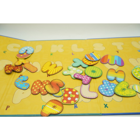 Cyrax Joc educativ magnetic tip carte, Fancy Magnetic Chartlet, 26 de piese, +3 ani, multicolor