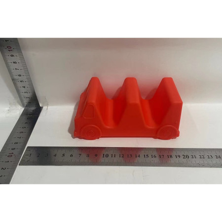 Suport pentru Taco, Cyrax, Model Autobuz, 14 x 7.5 x 6.5 cm, din PP, Portocaliu