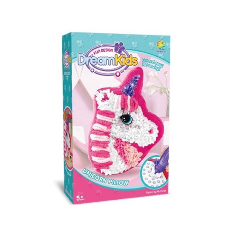 Cyrax Set creatie perna pentru copii, Dream Kids, Unicorn