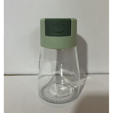 Dozator Condimente, Cyrax, din Stilca, 180 ml, Rezistenta la Umidiate, 11.3 x 6.4 cm, Masura 5g, Verde