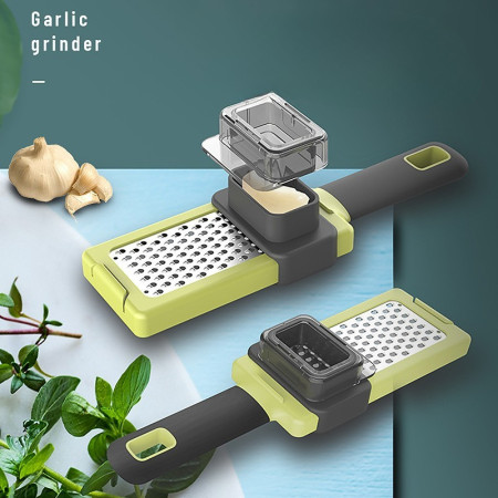 Razatoare Multifunctionala, Cyrax, pentru Ustuoi, Branza, Cascaval, 20.3 x 5.8 x 3.3 cm, Verde/Gri