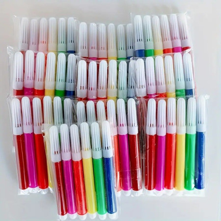 Set 6 Markere Colorate, Cyrax, pentru Hartie Mini Imprimanta Foto Portabila, Multicolor