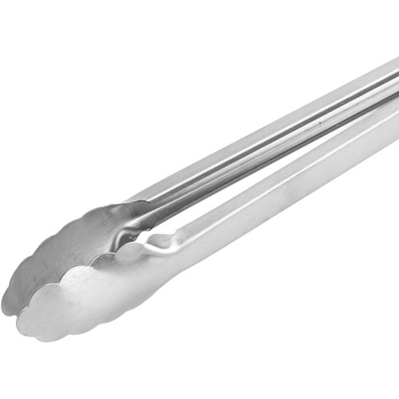 Set 4 ustensile pentru gratar Cyrax, din otel inoxidabil, cu agatatoare, rezistente la temperaturi ridicate, argintiu