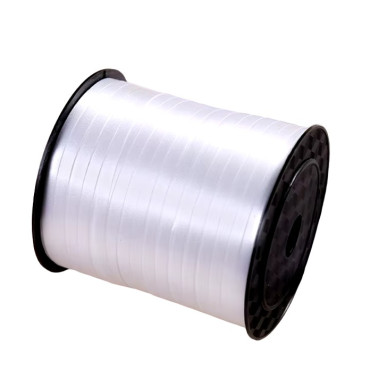 Panglica pentru Baloane, Cyrax, Rola de 200 de Metri, din Rafie, Alba