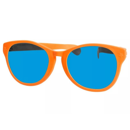 Ochelari Deghizare, Cyrax, Marime Exagerata, din Plastic, 26 x 9 cm, Portocaliu