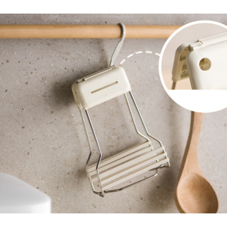 Clema pentru Boluri, Cyrax, Anti-Alunecare, din Silicon, de Uz Casnic, Rezistent la Temperaturi Inalte, 17.6x11.5x5.15cm, Gri