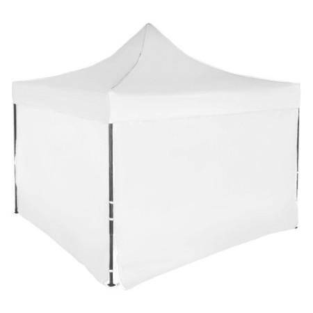 Cort pliabil pentru Evenimente  cadru metalic pentru curte si gradina, pereti laterali, 300 x 450 cm, Alb
