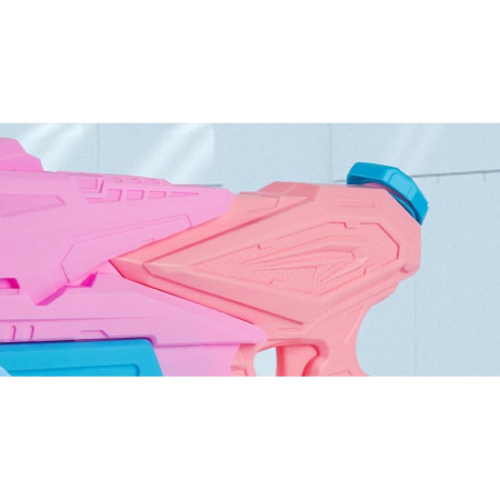 Pistol cu Apa pentru Copii, Rezervor, Pentru Piscina/Plaja, Cyrax, 6ani+,  3 duze, Roz, 770ML