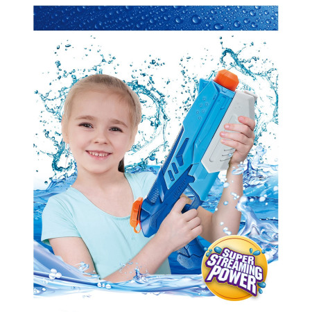 Set 4x Pistol cu Apa pentru Copii, Cyrax, 6ani+, Albastru+Roz, 300 ML