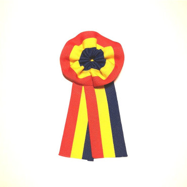 Insigna Textila tip Coarda,  Insigna Drapelul Romaniei, din Material Textil, 5.3 cm, insigna Tricolorul Romaniei, Multicolor