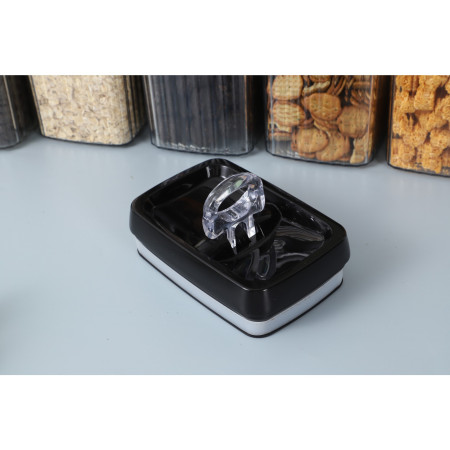 Set 4 Recipiente din Plastic, Cyrax, pentru Alimente/Obiecte, Inchidere Ermetica, Textura Ondulata, 4 x 3.3 l, Transparent