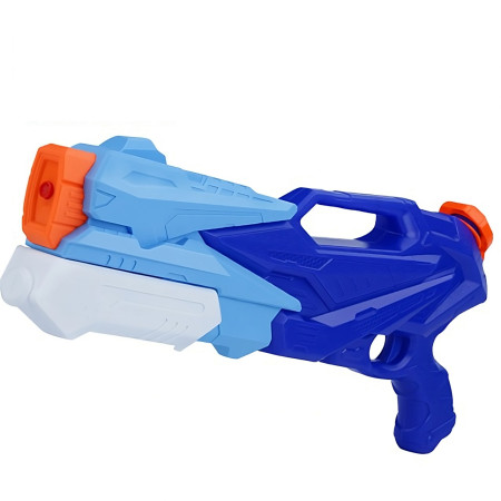 Pistol cu Apa pentru Copii, Rezervor, Pentru Piscina/Plaja, Cyrax, 6ani+,  3 duze, Albastru, 770ML