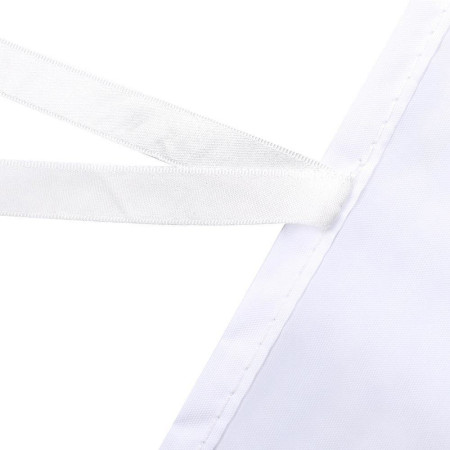 Perete Lateral Cort Evenimente 18 m,  material textil oxfort 700D Alb