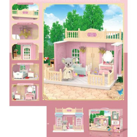 Set dormitor pentru papusi cu mobilier si figurina, Cyrax