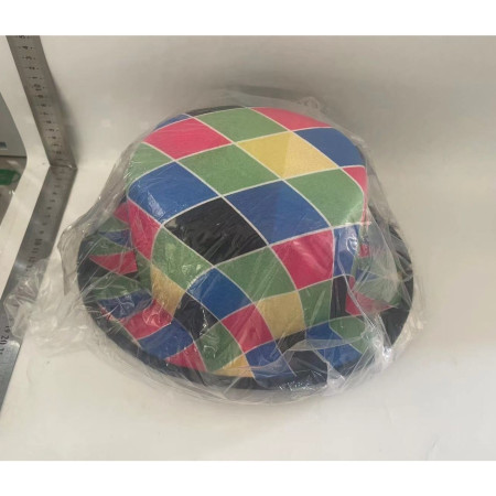 Palarie Decorativa, Cyrax, Pentru Petreceri, Model Carouri, Multicolor