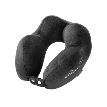 Perna de Calatorie,  Pentru Gat, din Bumbac, cu 4 Cocoase, Ajustabila, Gri