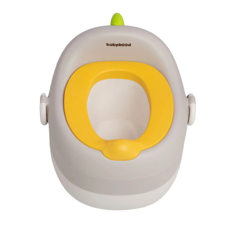 Olita pentru Copii, Cyrax, 3 in 1, Detasabila, Inaltator, Reductor WC, cu Capac, 100 de Saci de Unica Folosinta, Gri