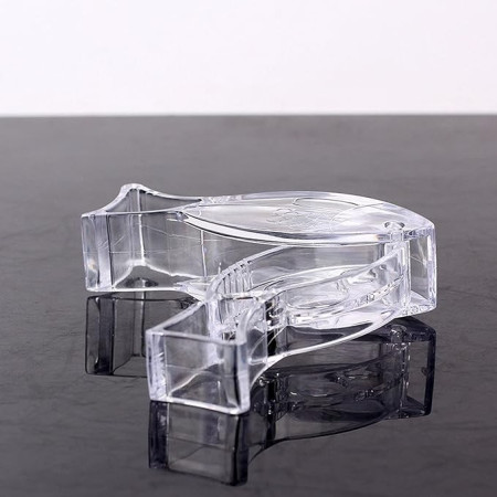 Storcator de Citrice Manual, Cyrax, Rezistente, Usor de Folosit si Depozitat, Durabil, Calitativ, 12x5.2 cm, Model Peste, Transparent