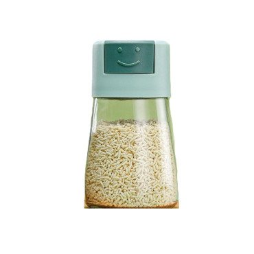 Dozator Condimente, Cyrax, din Stilca, 180 ml, Rezistenta la Umidiate, 11.3 x 6.4 cm, Masura 5g, Verde