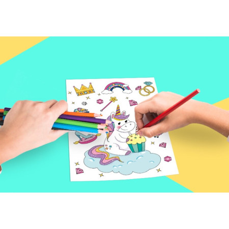 Set 9 Planse Razuibile, Cyrax, Scratch ArtCards, +3 Ani, de Razuit si de Colorat, 19 x 14 cm, Model Ocean, Multicolor