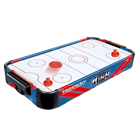 Masa Air Hockey Graffiti fara Picioare, Cyrax, PVC, 2 Pucuri, Tabela Scor, 2 Impingatoare, 76x38x9 cm, Albastru