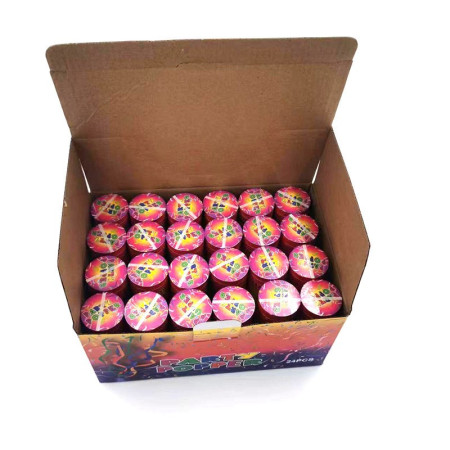 Tun de Confetti, Cyrax, Party Popper 15 cm, Model Panglici din Folie, Multicolor