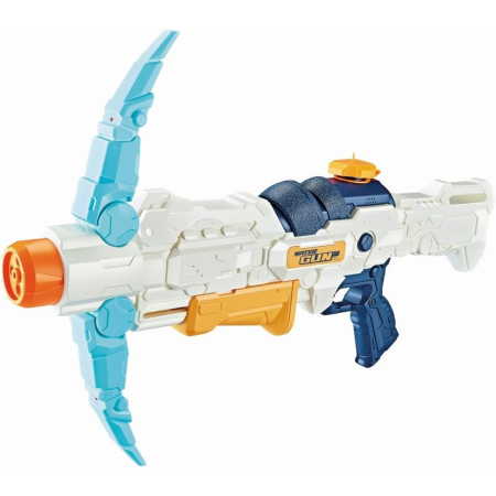 Pistol cu Apa, Cyrax, +6 Ani, Rezervor 700 ml, 4 Moduri de Stropire, din Plastic, 56 x 37 x 23 cm, Alb