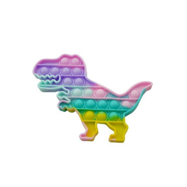 Cyrax Jucarie Pop it Now & Flip it, Push Bubble Dinozaur Multicolor