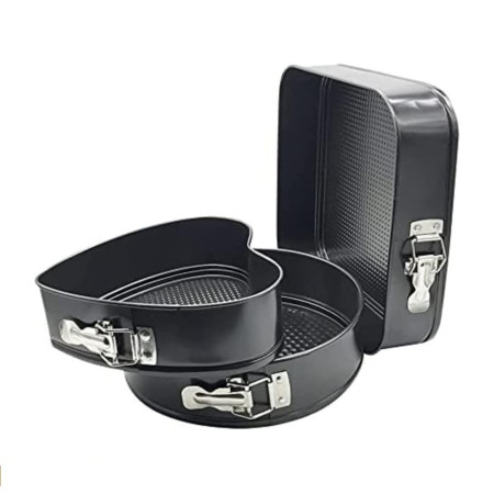 Set de 216 Piese de Copt pentru Prajituri, Cyrax, 3 Tavi de Copt, Nivelator, Forme Cupcake, Pos pentru Ornat cu 7 Capete, Feliator Tort, din Otel Inoxidabil, Multicolor