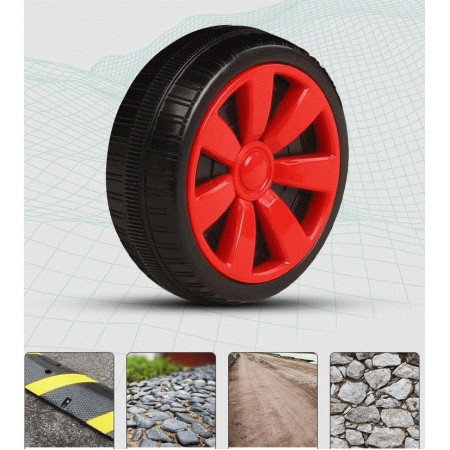 Masinuta Electrica Cyrax, Tip Trenulet cu Vagon Detasabil, Pentru 2 Persoane,cu Telecomanda, Lumini si Sunete, Locomotiva cu Vapori de Abur, 1-6 Ani, 46 x 33 x 72 cm, Rosu