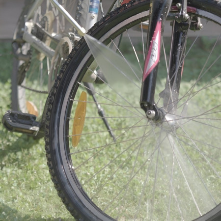 Set Accesoriu cu Presiune Reglabila, Cyrax, pentru Furtun, cu Duze si Conector, Pulverizator de Apa, Tija de Stropit, 46.5 cm Lungime, Albastru