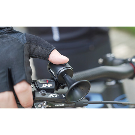 Claxon electric pentru bicicleta, Cyrax, rezistent la apa, 120 dB, albastru