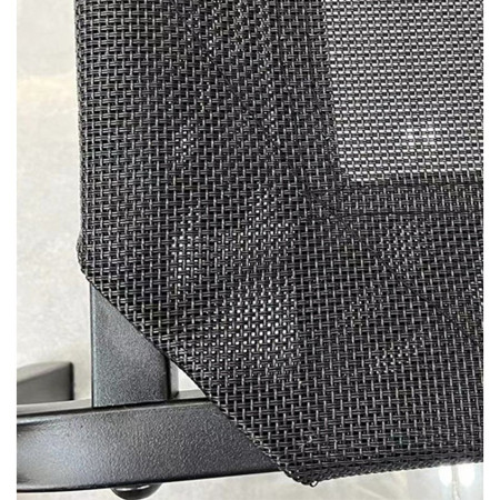 Pat pentru Animalele de Companie,  din Plasa este Rezistent la Umiditate, Picioare de Otel, Respirabil, Marimea S 68 x 55 x 16 cm, Negru