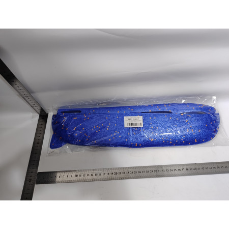 Avion planor din polistiren in punga , lungime 47 cm, cu lumini pe toata lungimea, Albastru , Cyrax