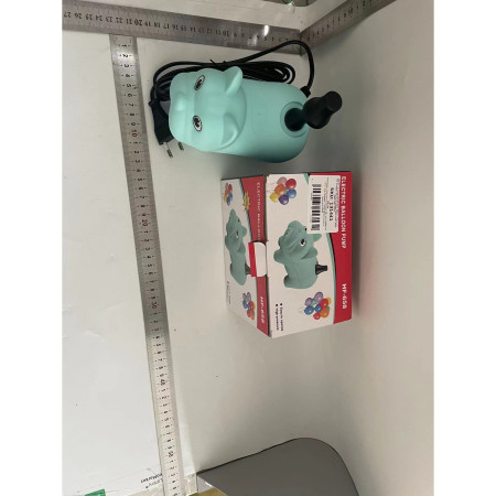 Pompa Electrica de Umflat Baloane, Cyrax, Model Catelus, cu o Iesire, 220V, Putere 300W, Accesorii petrecere, Verde