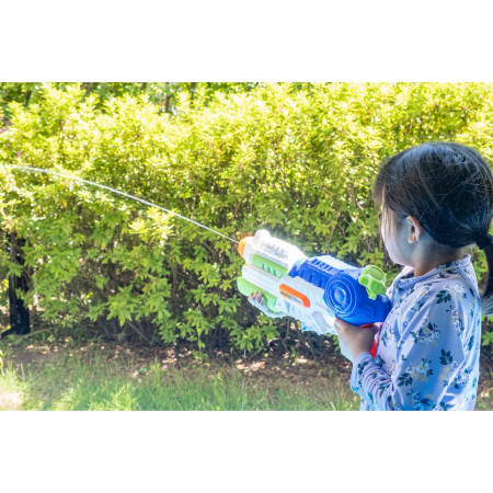 Set 2x Pistol cu Apa pentru Copii, Rezervor, Pentru Piscina/Plaja, Cyrax, 6ani+, Roz + Albastru, 1000 ML