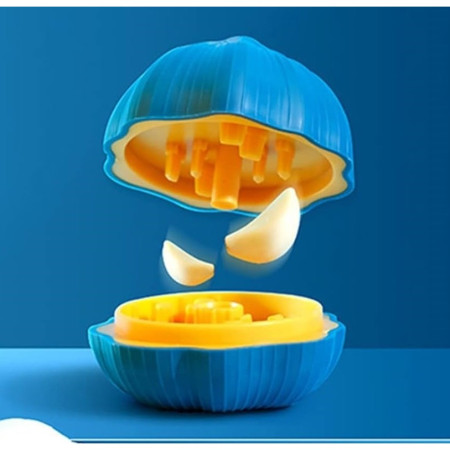 Presa Manuala pentru Usturoi, Cyrax, Model Usturoi, 7 x 7.5 cm, din Plastic, Albastru Inchis