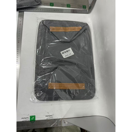 Cutie Depozitare  pentru Haine, lucruri, din Textil cu Cadru Metalic, Manere Laterale, forma Dreptunghiulara, 42 x 28 x 25 cm, volum 29 L, Gri