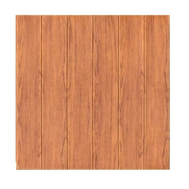 Set 10 Placi Tapet 3D,  70 x 70 cm, Grosime 3 mm, din Rasina, Tip Placi de Lemn, Suprafata Acoperita 4.9 mp, Maro Roscat