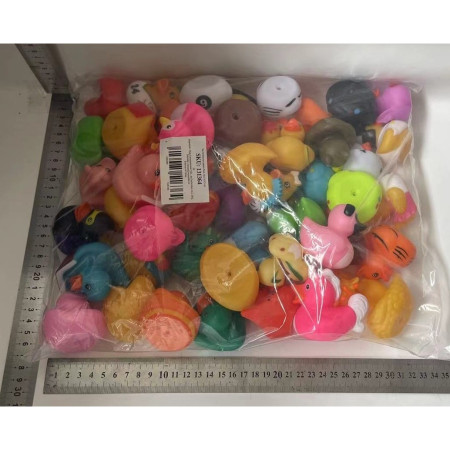 Set 50 Ratuste pentru Baie, Cyrax, 6x5.5x5.5 cm, Multicolore