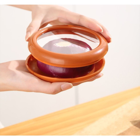 Set 4 Recipiente pentru Pastrarea Proaspata a Legumelor, Cyrax, Cutii Portabile Sigilate Anti-oxidare, 4 Forme Diferite pentru Legume sau Fructe, Culori diferite