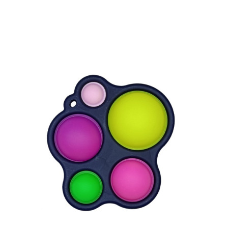 Jucarie Antistres Cyrax - Fidget Toy, Simple Dimple, Negru