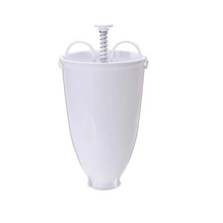 Accesoriu de Bucatarie pentru Gogosi, Cyrax, Dozator pentru Aluat, Dispozitiv Manual, Forma de Gogosi, pentru Gatit, 18x10x10 cm, Alb