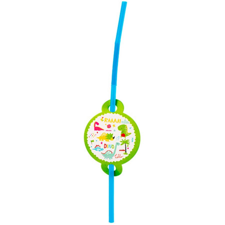 Set 10 Paie, Cyrax, Colectia Dino Park, 26 x 7 cm, din Carton/Plastic, Multicolor