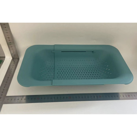 Cos pentru Scurgere Chiuveta de Bucatarie, Cyrax, Plastic, Telescopic, 36x20x5 cm, Verde