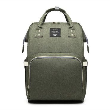 Rucsac Multifunctional pentru Mamici, Cyrax, din Panza Oxford, Compartimentare Multipla, Impermeabil, 43 x 18 x 26 cm, Verde Army