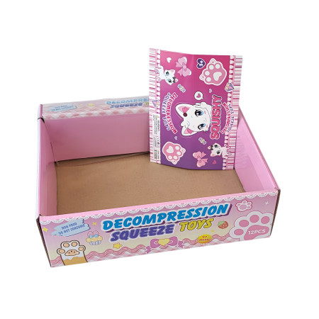 Ambalaj pentru Jucarii Antistres Squishy, Cyrax, cu Revenire Lenta, Pinch Family, Multicolor