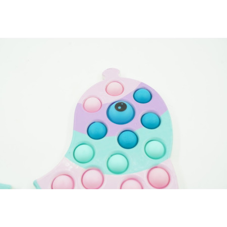 Jucarie senzoriala antistres, Simple Dimple, Delfin, Macarons,Cyrax